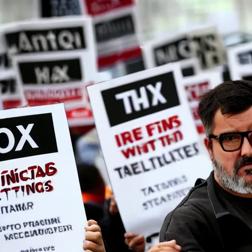 Prompt: Worker strikes escalate over demand to remove automated tax withholdings (REUTERS)