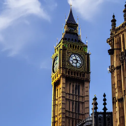 Image similar to Photo of the Big Ben finally hatching to reveal its true form: Optimus prime