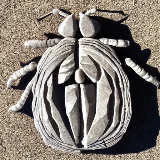 Image similar to bug carving