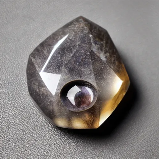 Image similar to gemstone that shaped like a face