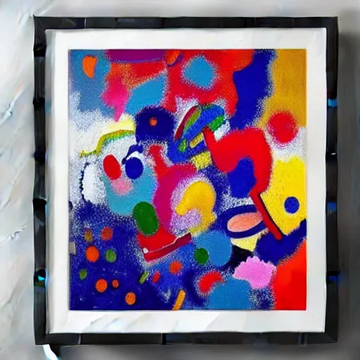 Image similar to abstract paint splatter art by vasily kandinsky, piet mondrian, kazimir malevich, lyubov popova, jackson pollock, inspirational, award winning