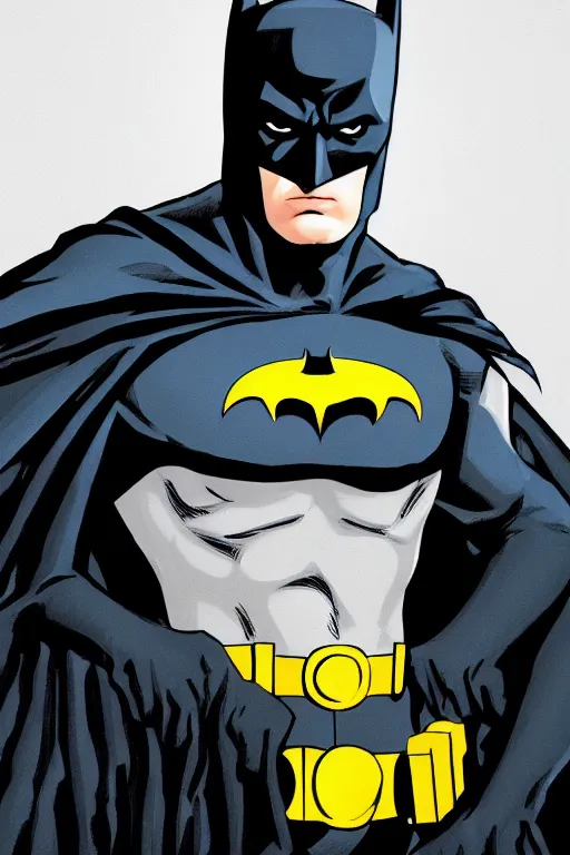 Image similar to Close-up portrait of the the batman.