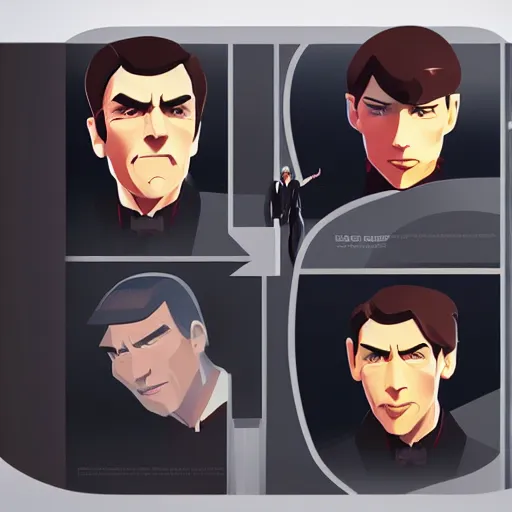 Prompt: face icon minimalist james bond, loftis, cory behance hd by jesper ejsing, by rhads, makoto shinkai and lois van baarle, ilya kuvshinov, rossdraws global illumination