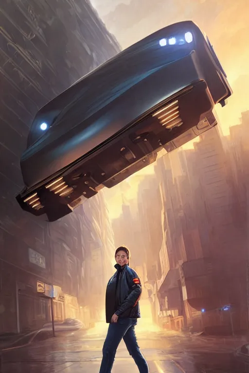 Image similar to elon musk as marty mcfly near cybertruck, realistic portrait, symmetrical, highly detailed, digital painting, artstation, concept art, smooth, sharp focus, illustration, cinematic lighting, art by artgerm and greg rutkowski and alphonse mucha