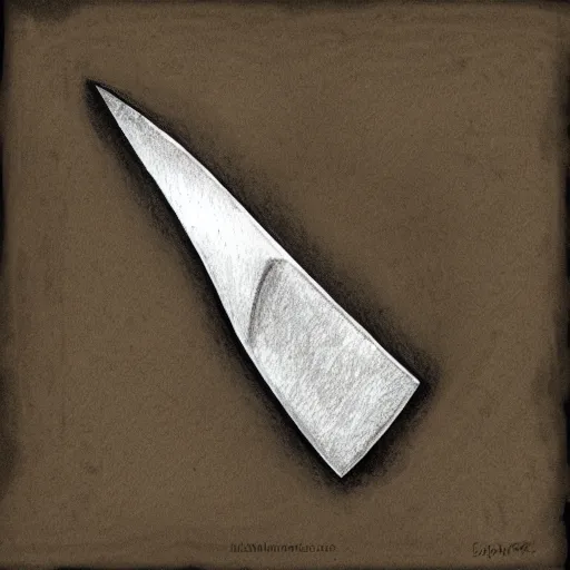 Image similar to small hatchet axe, pencil sketch