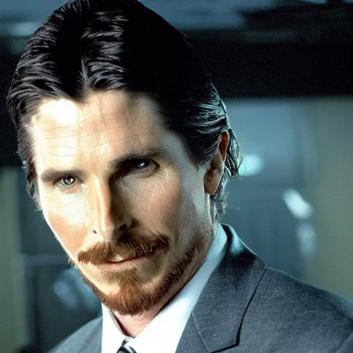 Image similar to christian bale as the jackal