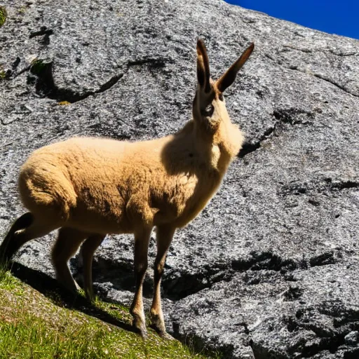 Image similar to a chamois on a mountain