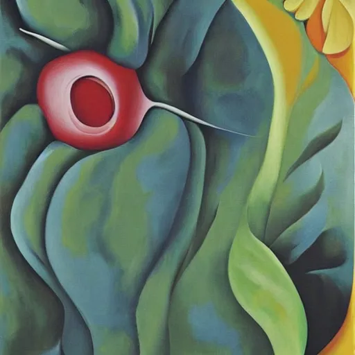 Prompt: oil painting by Georgia O'Keeffe