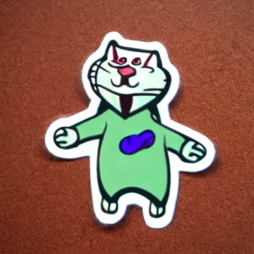 Image similar to cool cat sticker,