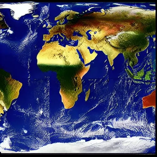 Prompt: earth after apocalyptic global warming