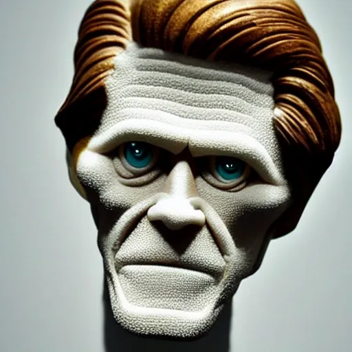 Image similar to foam willem dafoe made of foam : intricate, elegant, highly detailed, centered, smooth, sharp focus,