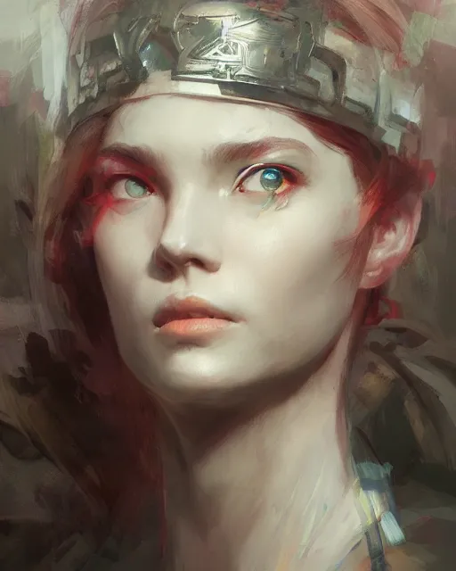 Prompt: portrait of goddess of procrastination by ruan jia and wlop, trending on artstation