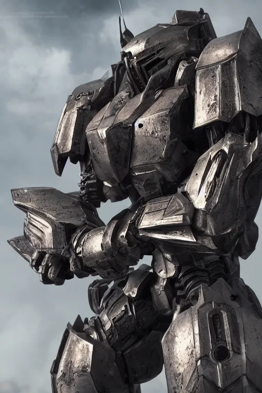 Image similar to hyper detailed cinematic rendering, skinny full body heavy armor armored core, hyper detailed, weathering armor plating, endoekeleton exposure, 8 k, octane render, unreal engine, ray tracing