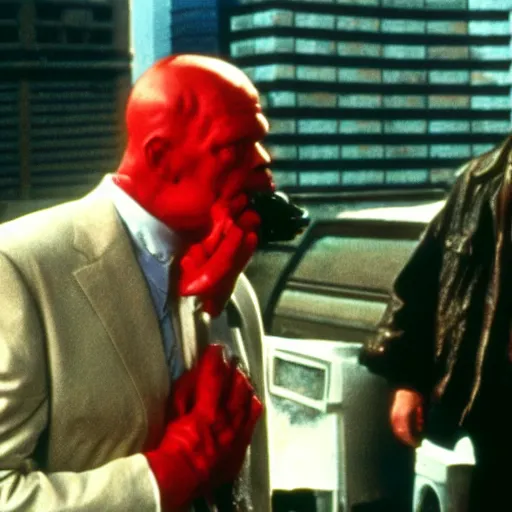 Prompt: zoidberg as john mclane in die hard. he's in a nakatomi plaza and is around the corner from the bad guys with machine guns. he's badly injured and is holding a handgun.