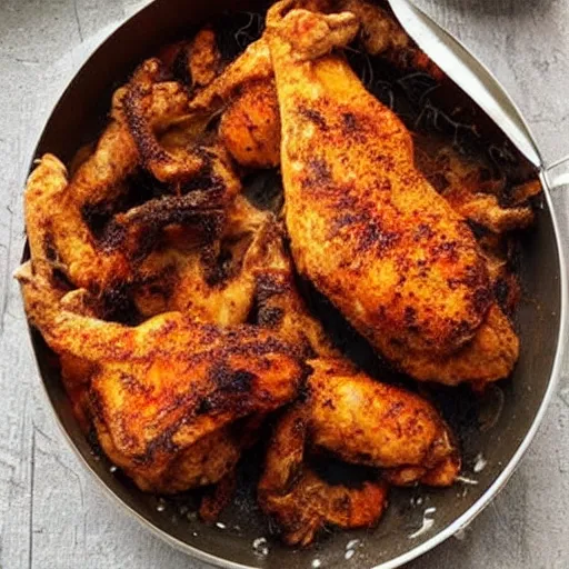 Image similar to fire chicken