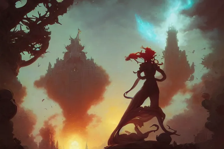 Prompt: The Lucid Dreaming Book, by Peter Mohrbacher and Andreas Rocha and Craig Mullins