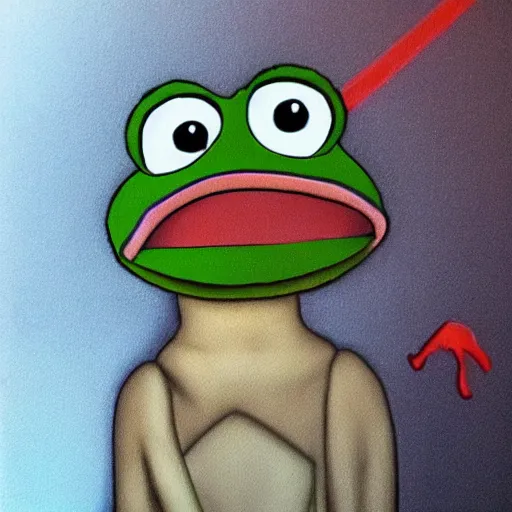 Image similar to rare pepe, top kek