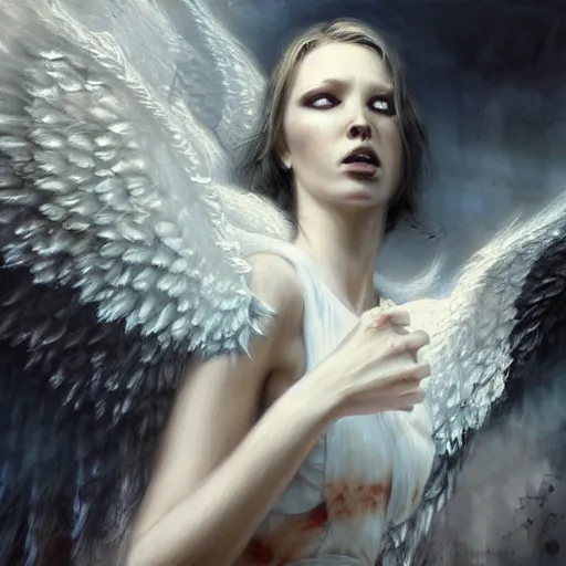 every angel is terrifying by raymond swanland, highly | Stable ...