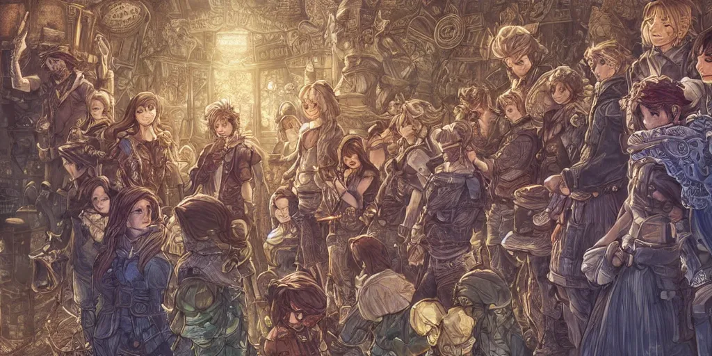 Prompt: now is the time to make justice a reality for all of god's children. ultrafine highly detailed colorful illustration, intricate linework, sharp focus, octopath traveler, final fantasy, unreal engine highly rendered, global illumination, radiant light, intricate environment