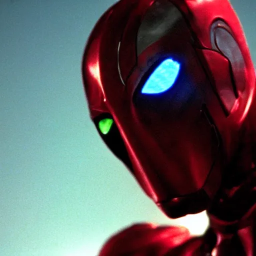 Image similar to movie still of man super hero cyborg, cinematic composition, cinematic light, by wes craven