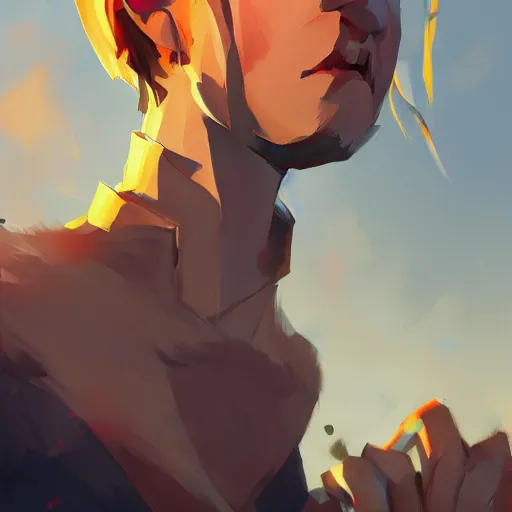 Image similar to actor acting icon design , 2d game fanart behance hd by Jesper Ejsing, by RHADS, Makoto Shinkai and Lois van baarle, ilya kuvshinov, rossdraws global illumination