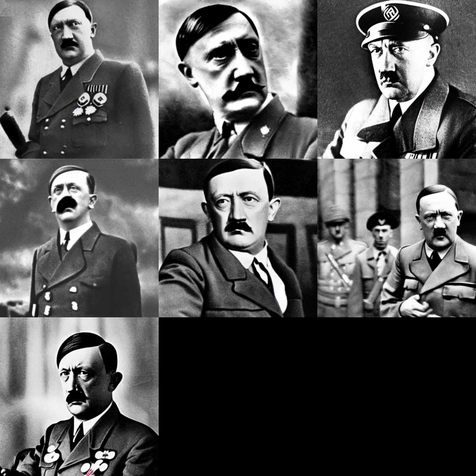 Prompt: hitler as a Nazi