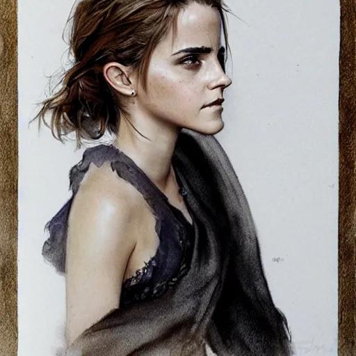 Image similar to emma watson, by jean - baptiste monge