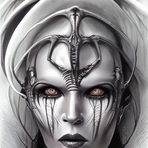 Image similar to giger, by artgerm