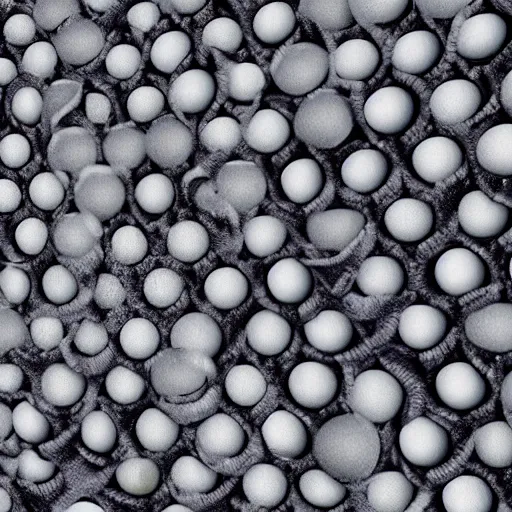 Image similar to ocean tidal wave composed of baseballs, realistic, 4k