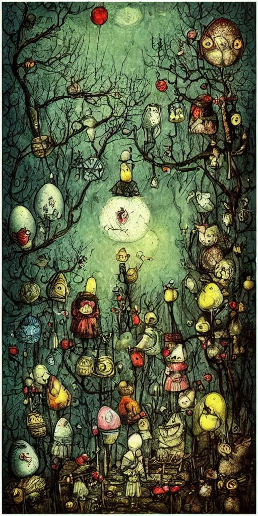 Image similar to an easter scene by alexander jansson