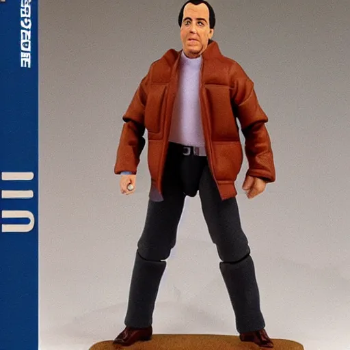 Prompt: Seinfeld action figure