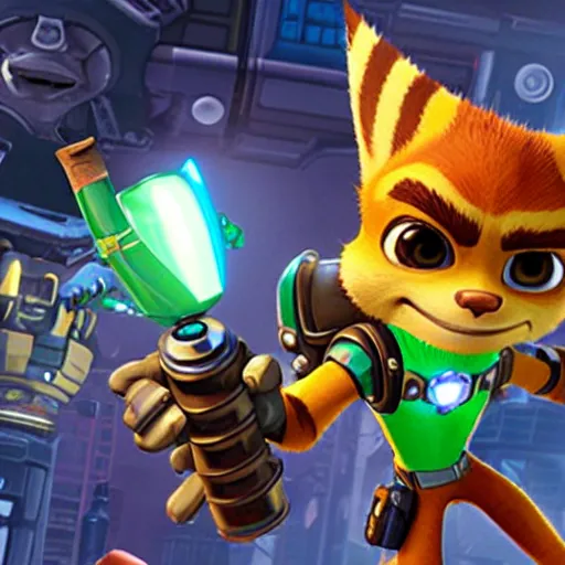 Image similar to ratchet and clank