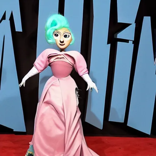 Prompt: lady Gaga in Pixar’s Up!