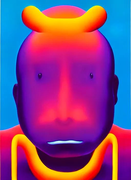 Prompt: kids see ghost by shusei nagaoka, kaws, david rudnick, airbrush on canvas, pastell colours, cell shaded, 8 k