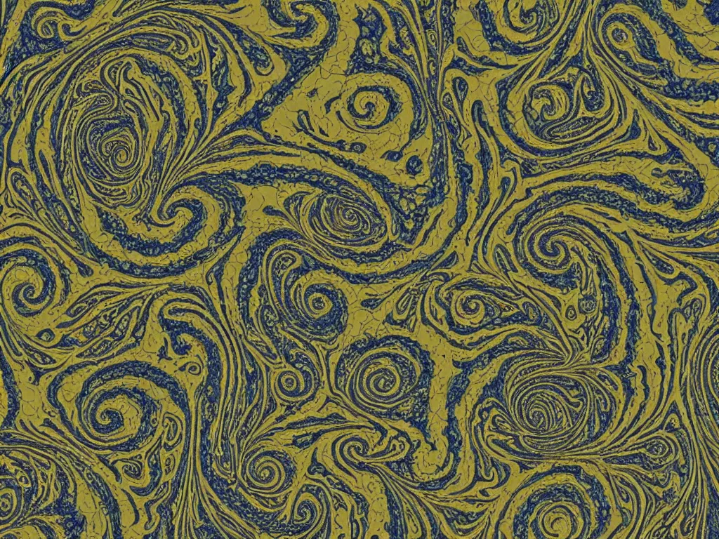 Image similar to 3d fractal swirling maze paisley lichen patterns