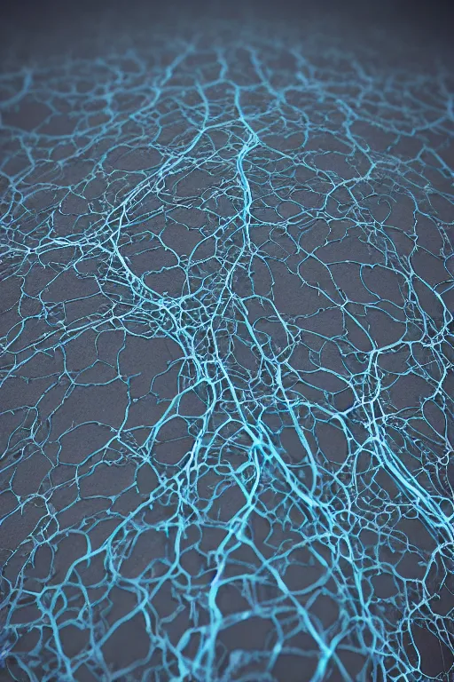 Image similar to “Ultrarealistic 3D model of human artillary veins. Close-up. Octane render. Cinematic lighting.”