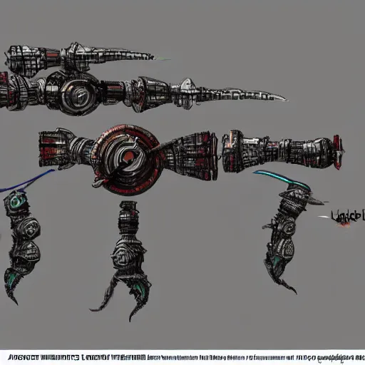 Image similar to magitech sci fi energy weapon of unknown tribal origin, concept art