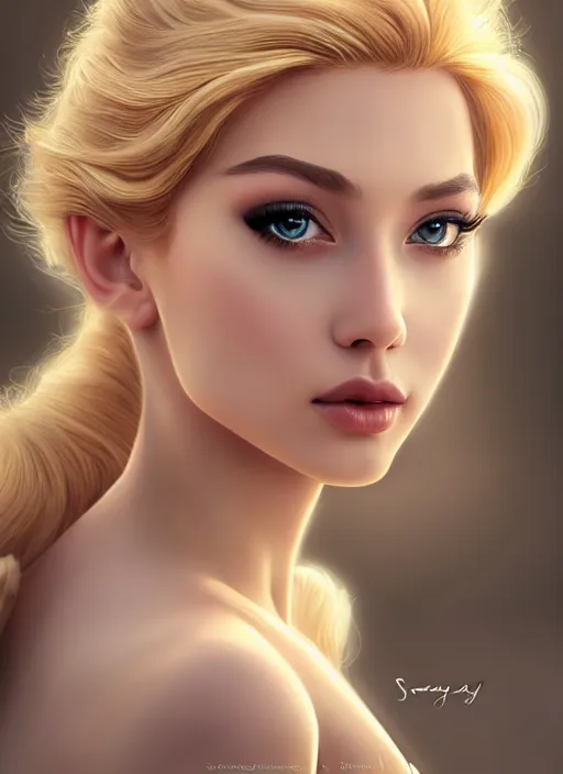Prompt: photo of a gorgeous young woman swan princess in the style of stefan kostic, realistic, sharp focus, 8 k high definition, insanely detailed, intricate, elegant, art by stanley lau and artgerm