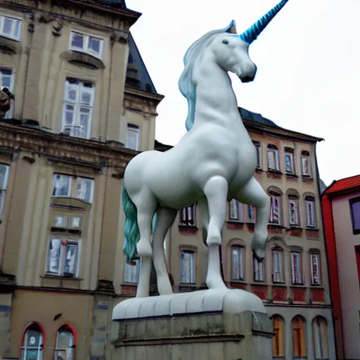 Image similar to magdeburg unicorn when it was alive