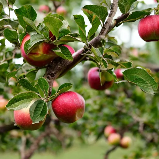 Image similar to apples growing on trees