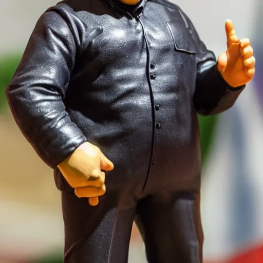 Image similar to hugo chavez action figure. realistic. photo. photorealistic. detailed. high quality. high resolution. lossless quality. lossless. 8 k. hdr. 4 k. 8 k resolution. 1 6 k resolution