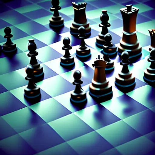 Chess board with all chess pieces 3D Stock Photo by ©djmilic 169681012