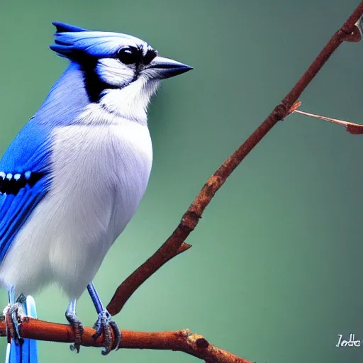 Prompt: prompt A photorealistic blue jay.