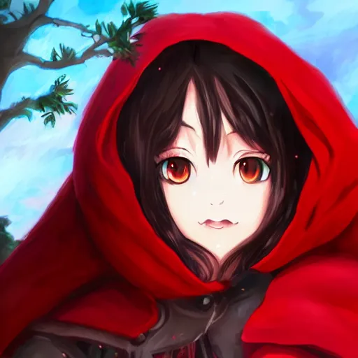Red Riding Hood Anime Wallpapers  Top Free Red Riding Hood Anime  Backgrounds  WallpaperAccess