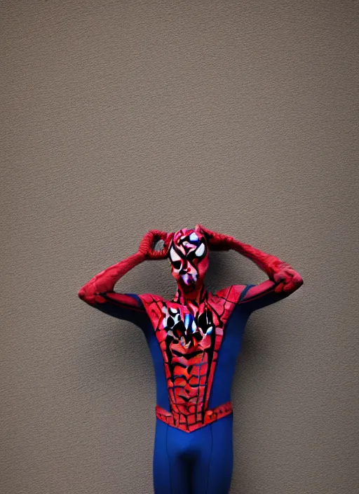 Prompt: photo of spiderman , 35mm, f/1.4, Golden Hour light, ,