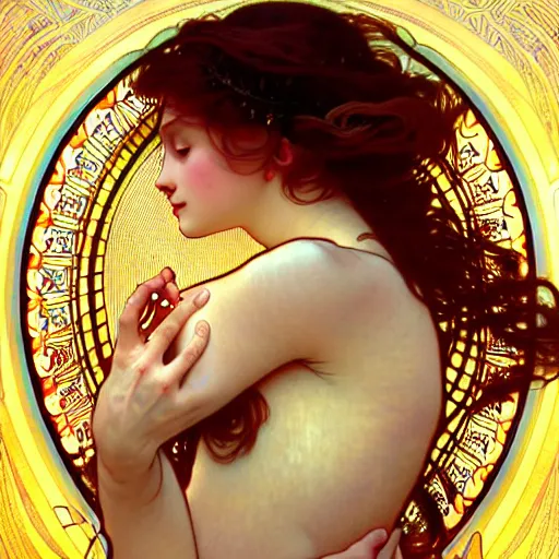 Prompt: unique non conventional beauty, surreal, fantasy, intricate, elegant, dramatic lighting, emotionally evoking symbolic metaphor, highly detailed, lifelike, photorealistic, digital painting, artstation, concept art, smooth, sharp focus, illustration, art by Alphonse Mucha and Albert Aublet