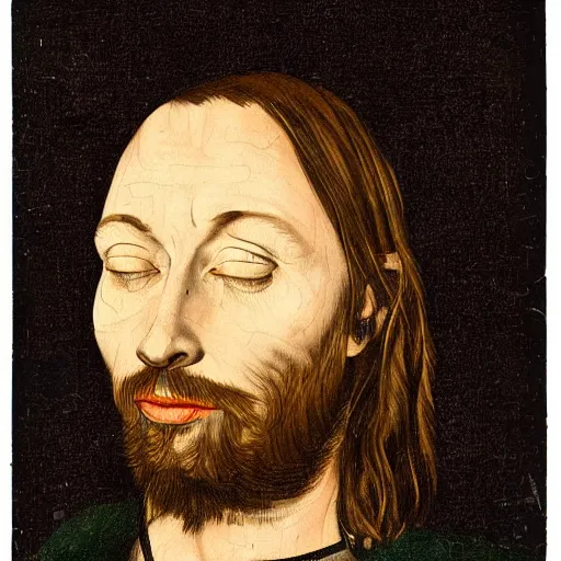 Prompt: “Portrait of Thom Yorke, 15th century.”