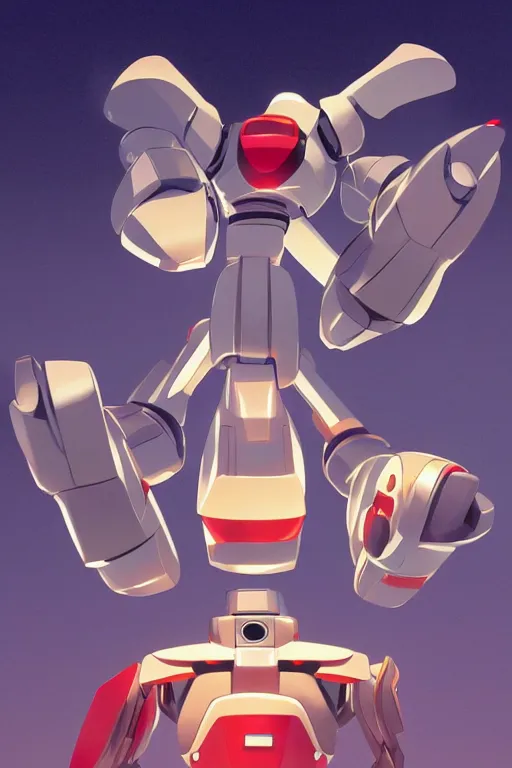 Image similar to metabots medabots medarotto medarot robot minimalist comics, behance hd by jesper ejsing, by rhads, makoto shinkai and lois van baarle, ilya kuvshinov, rossdraws global illumination ray tracing hdr radiating a glowing aura