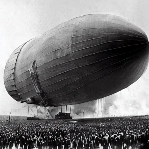 Image similar to the hindenburg