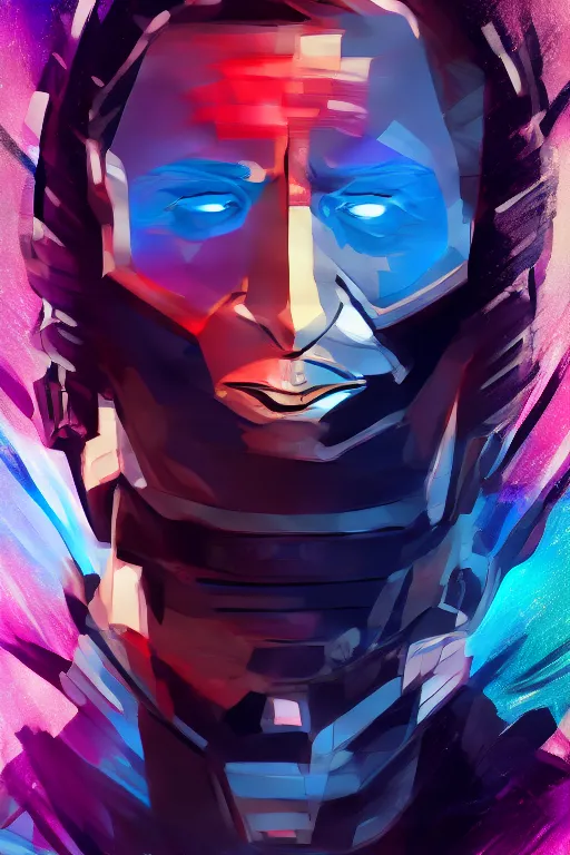 Prompt: Hugh Jackman as Guardians of the Galaxy starlord high quality digital painting in the style of James Jean